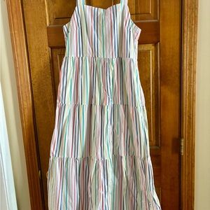 J. Crew Multicolor Striped Dress
